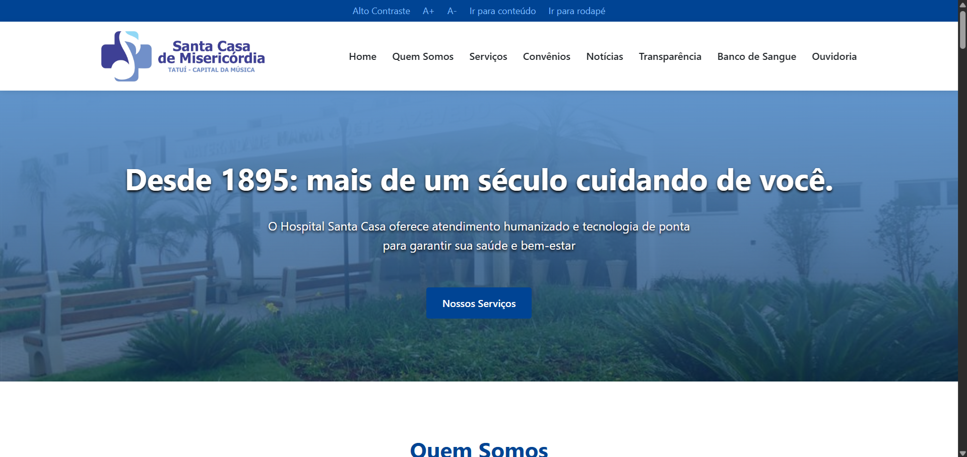 Site Santa Casa Tatuí